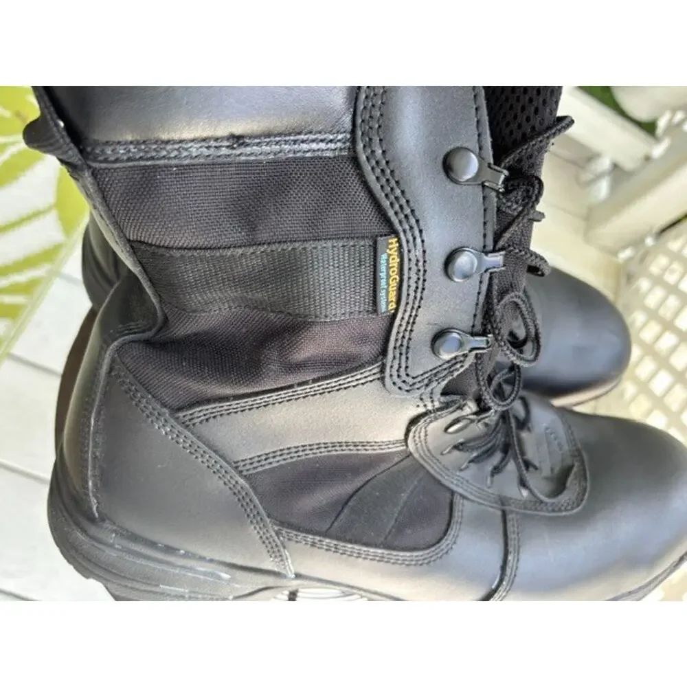 Propper Tactical Duty Boots Black Leather Side Zip Combat Military Men's Size 14